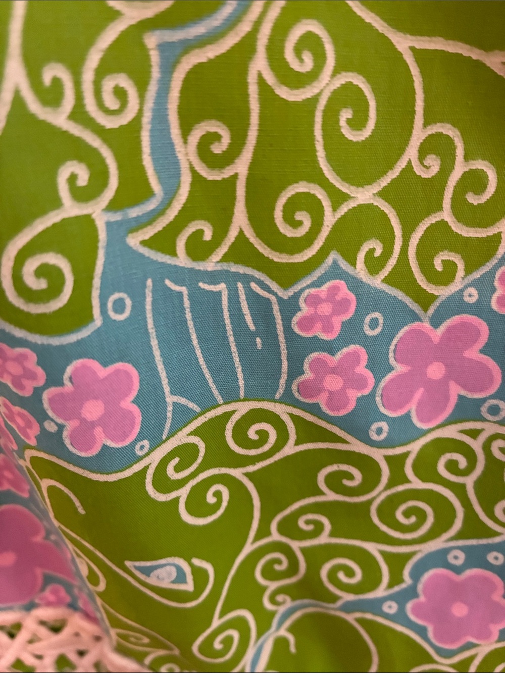 Vintage 1960 Lilly Pulitzer Sleeveless Green Shift Dress 12 - Picture 16 of 16